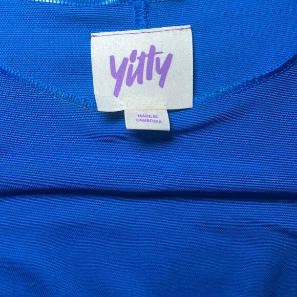 Yitty - Blue Sheer Sweetheart Bodysuit - Shapewear Size Small - Picture 14 of 16